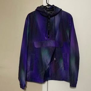Forever 21 “Galaxy” Pullover Purple/Multicolor Size M
